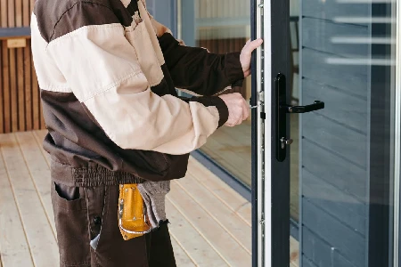 Cleaning And Polishing Glass Door Installation in Wright, FL